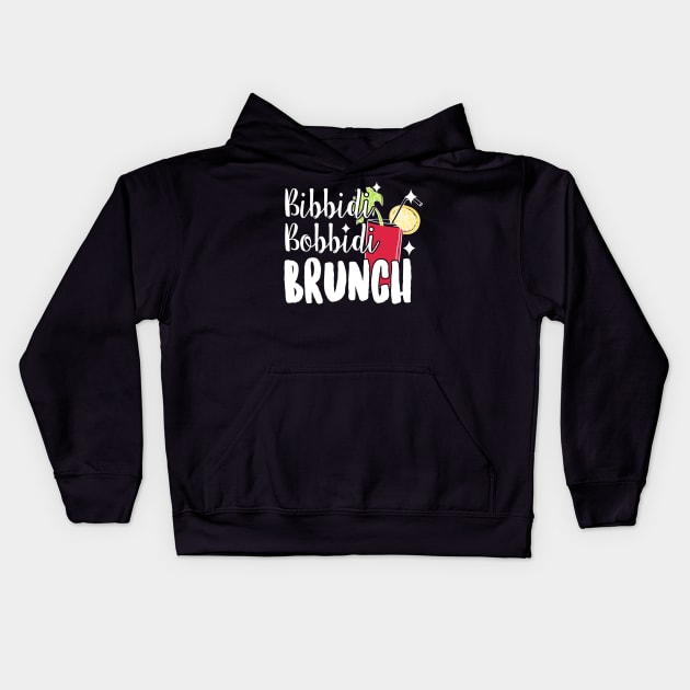 Bibbidi Bobbidi Brunch Kids Hoodie by fromherotozero